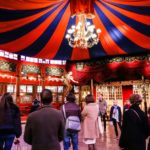 Visitors at the Musée des Arts Forains: multi-generational trip to Paris episode