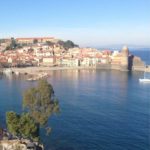 The bay around the village of Collioure, France