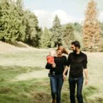 Having a baby in France: Shauna, her husband and baby