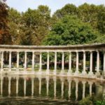 The colonade at Parc Monceau: best parks in and around Paris episode