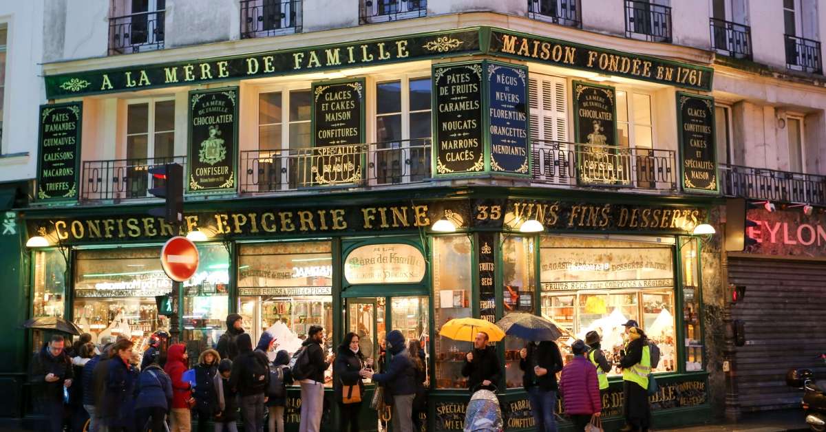 La Bonne Mère de Famille store front: favorite shopping spots in Paris episode