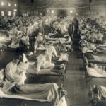 Camp Funston field hospital during the Spanish Flu