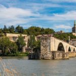 The Avignon bridge and pope's palace