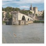 The Avignon bridge and pope's palace