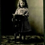 Young girl standing at a pulpit: on the education of girls in France episode