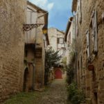 Medieval Street in Penne in the Tarn