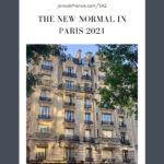 A building and cafés in the 15th arrondissement: new normal in Paris in 2021