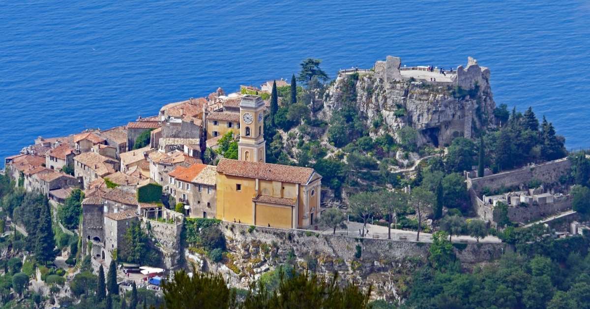 The Bay of Eze in Provence