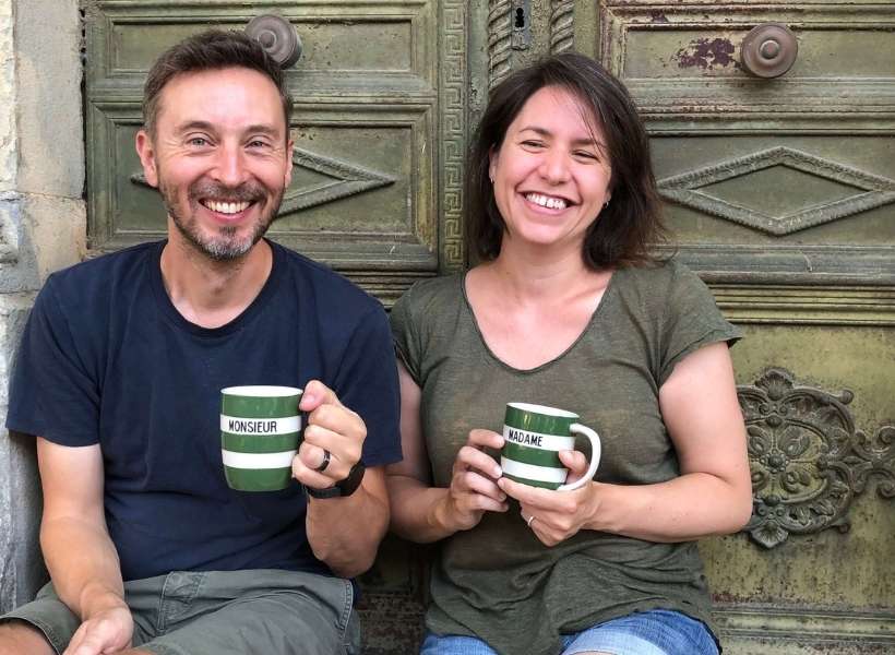 Georgia and her husband Growing Roots in the Southwest of France episode