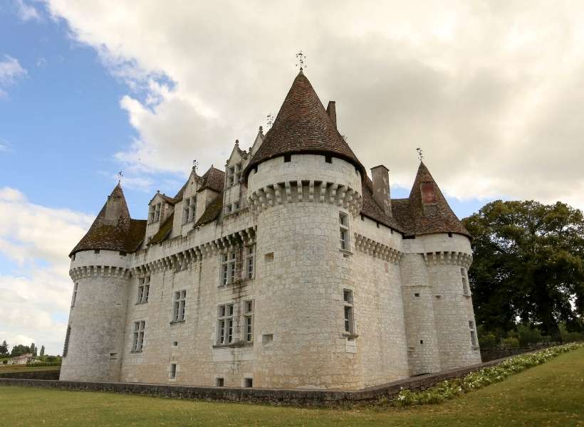 The Château of Monbazillar near Bergerac