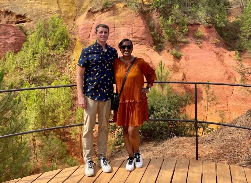 Brianne and Josh in Roussillon