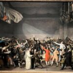 The Tennis Court Oath, painting at the Carnavalet Museum on the floor dedicated to the French Revolution