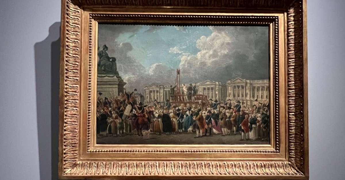 Louis XVI decapitation: the terror episode