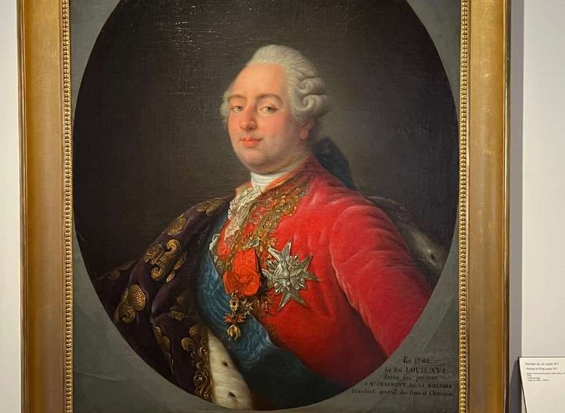 Portrait of Louis XVI painting at the Carnavalet Museum on the floor dedicated to the French Revolution