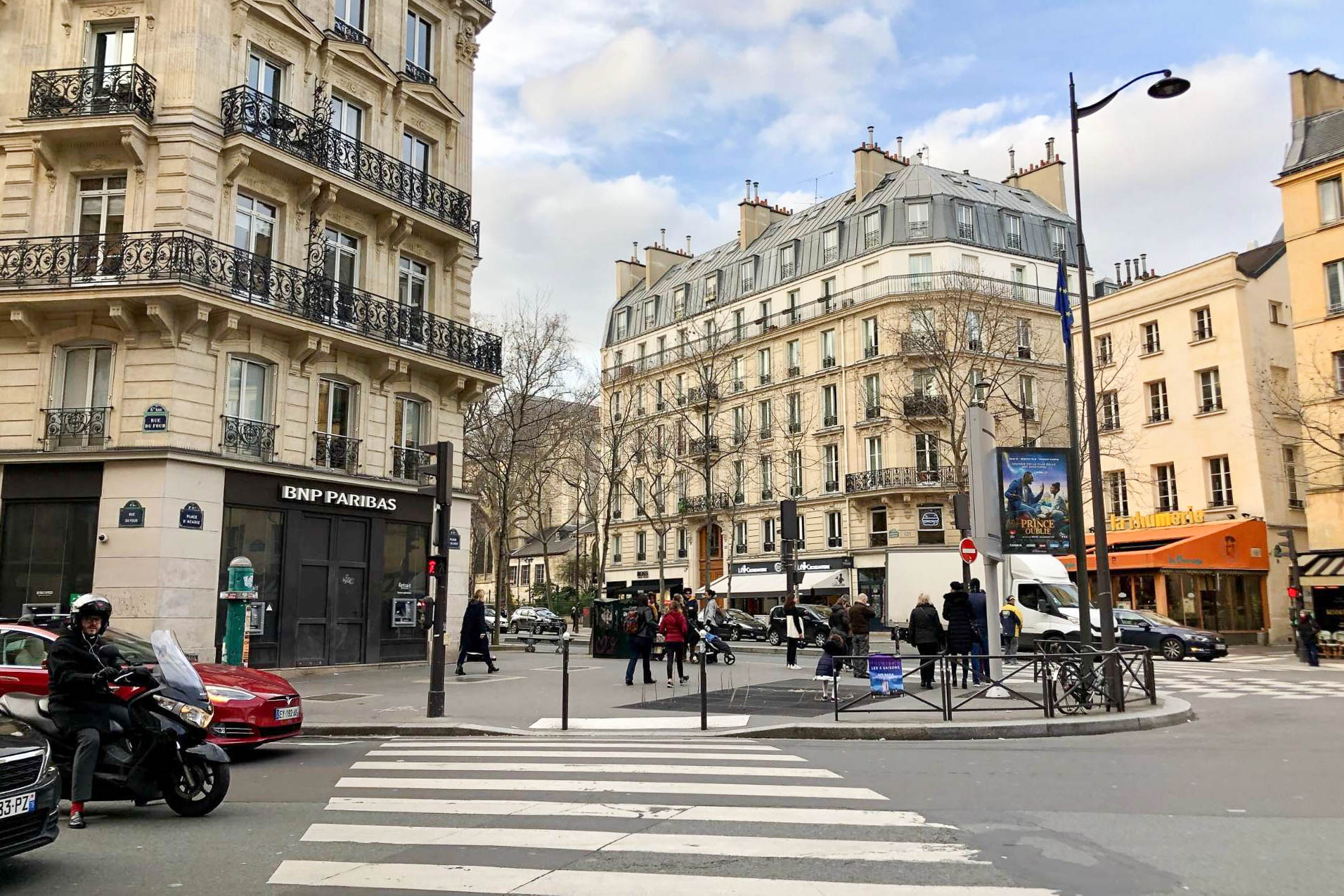 Starting point of the Saint Germain des Prés self-guided gps tour