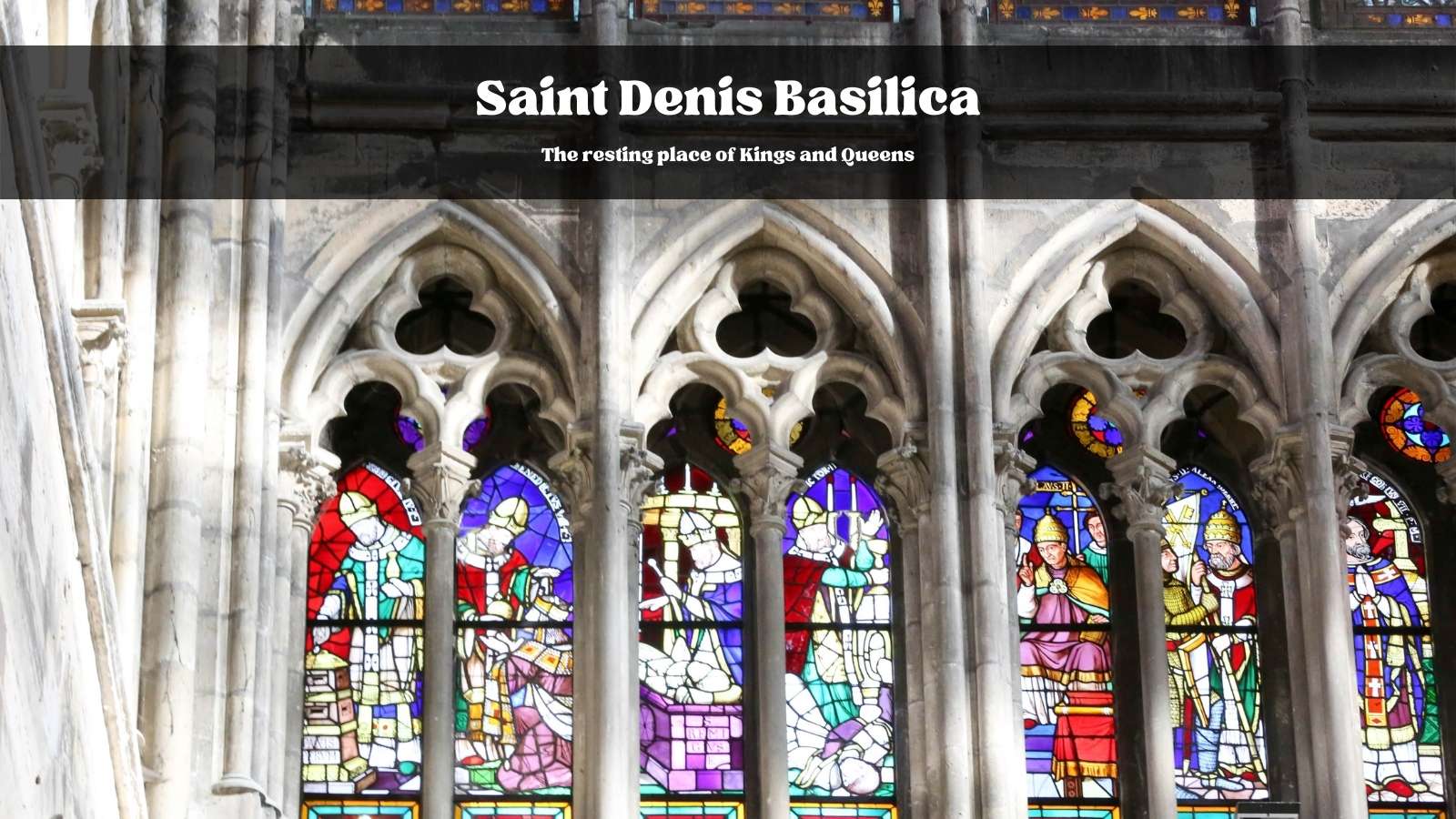 Saint Denis Basilica stained glass windows