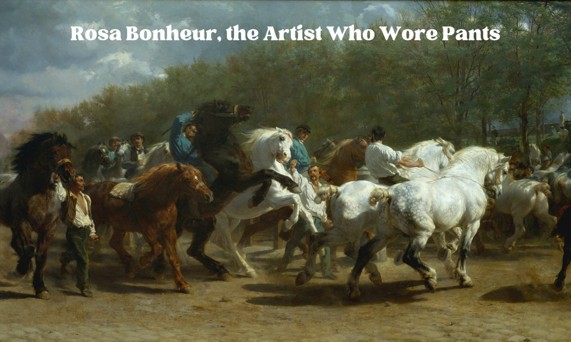 The Horsefair painting by Rosa Bonheur