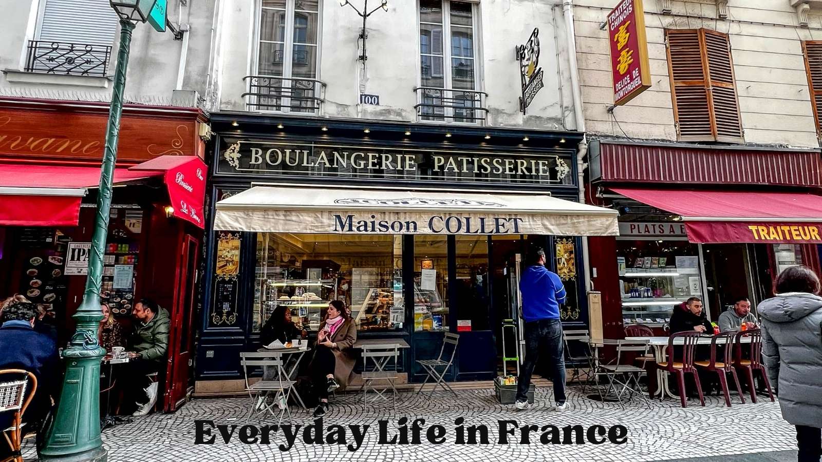 Pastry shop in Paris: Everyday life in France episode