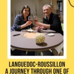 Mark and his wife enjoying a drink together. Photo taken during their Languedoc-Roussillon vacation.
