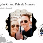 Jessica and her husband at the Grand Prix de Monaco