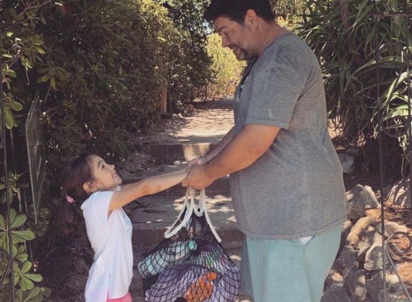 Jessica's husband and his daughter, Beach Hopping on the French Riviera episode