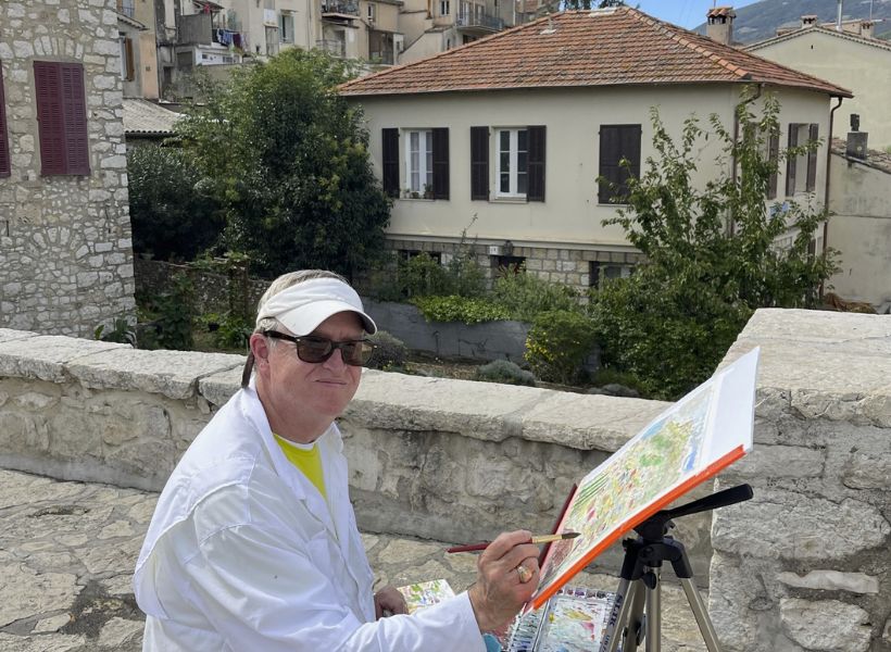 Two Faces of Provence: Painting Class in Provence