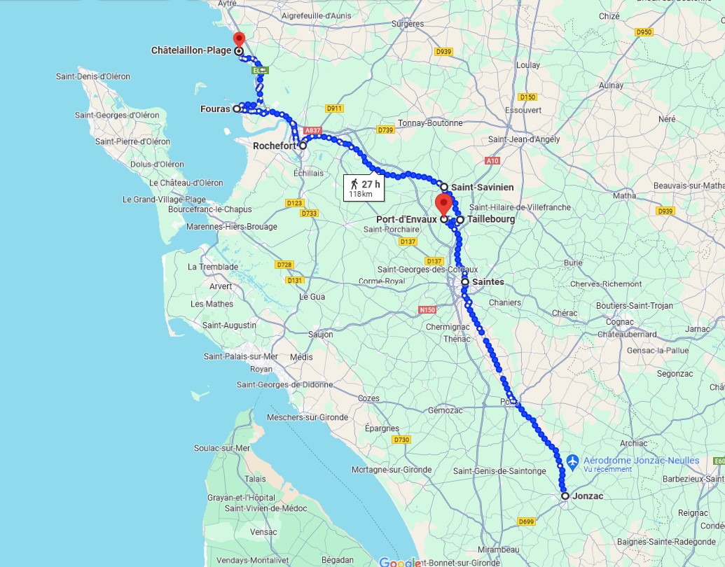 Drive around the Charente Maritime