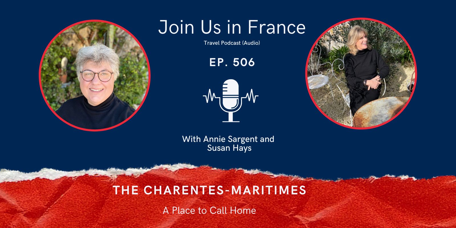 Annie Sargent and Susan Hays: Living in the Charente-Maritime episode