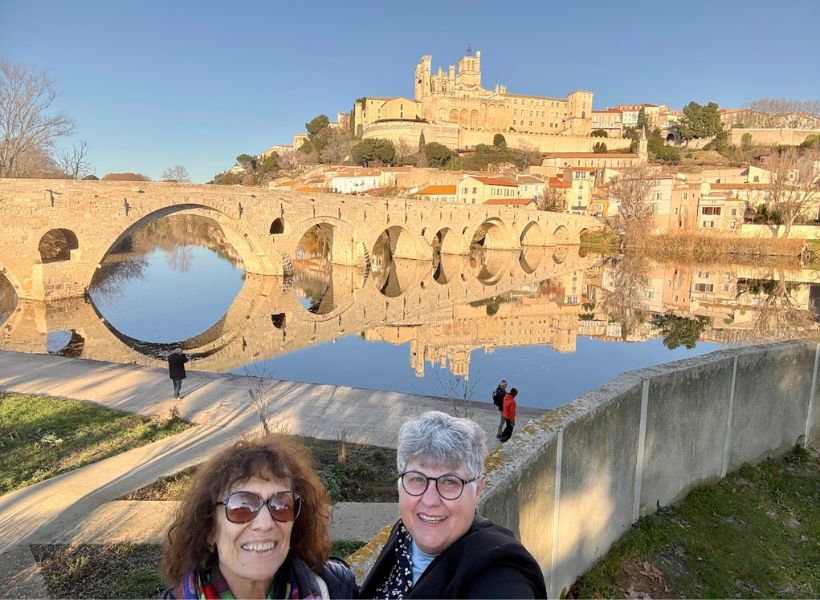 Annie and Elyse in Béziers