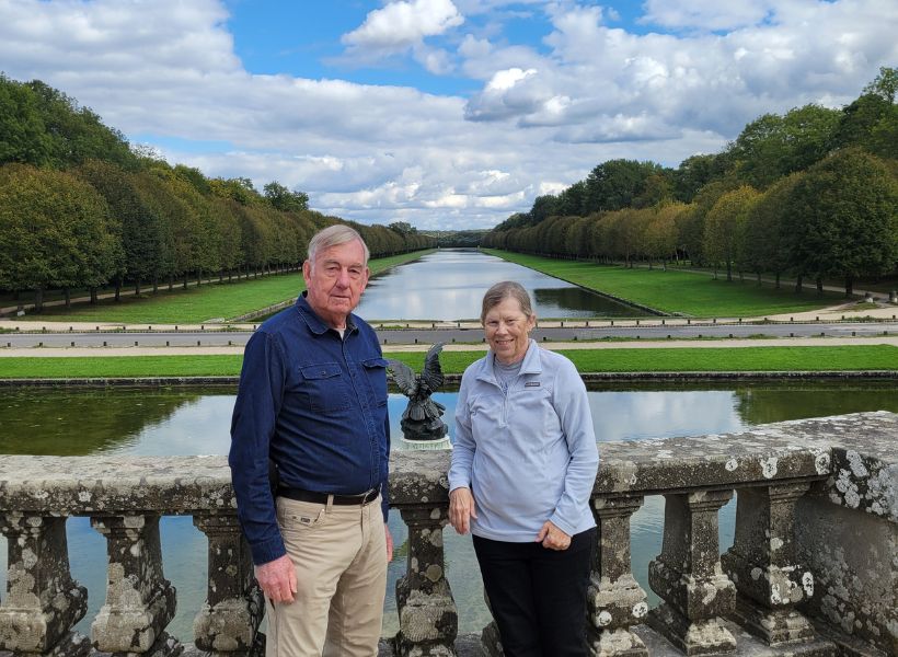 Ken Ives and his wife in France: Memorable France episode