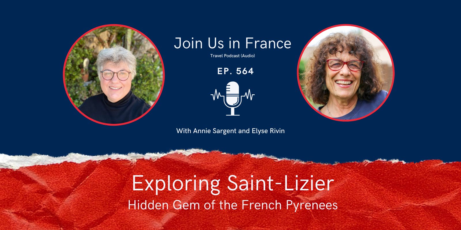 Exploring Saint-Lizier with Annie and Elyse