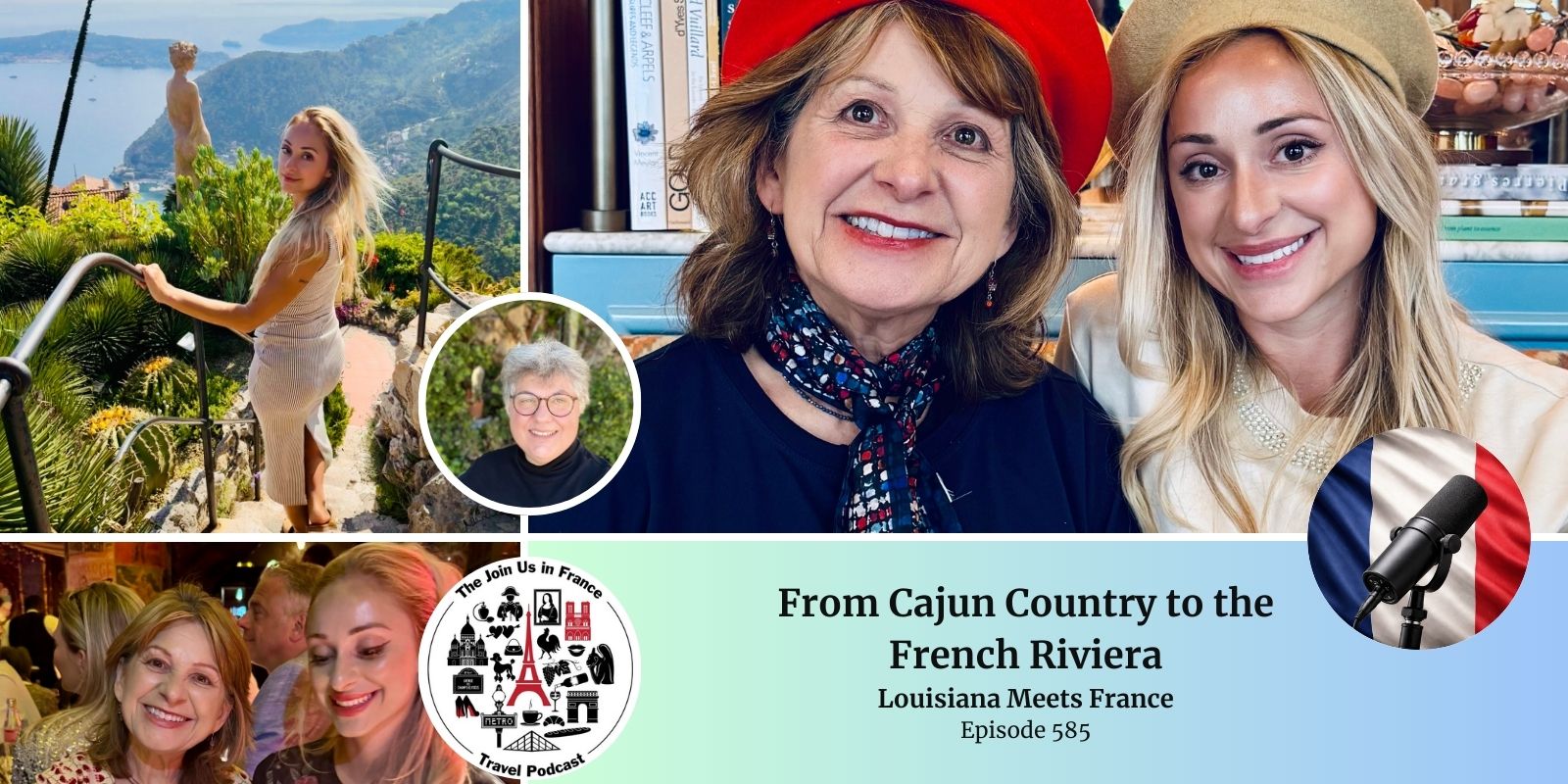 Renee and Dixie: From Cajun Country to the French Riviera: Louisiana Meets France episode