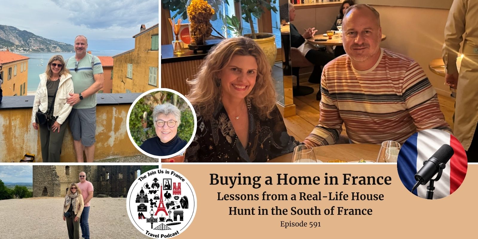 Annie Sargent, Juliana and Craig Lissen: Buying a home in France episode