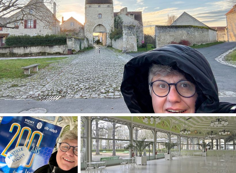 Annie in Vichy and Charroux